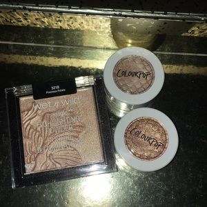 Wet&wild&2 colourpop shadows&Anastasia